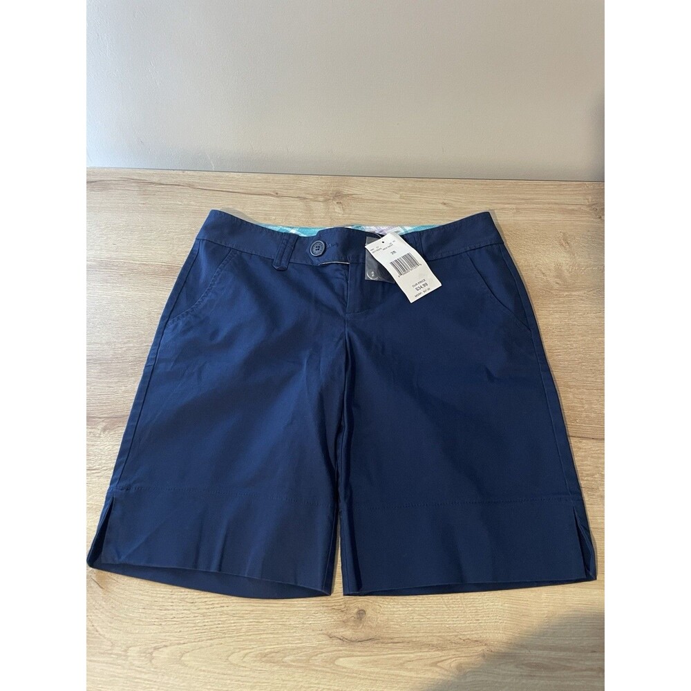 Guess Jeans Authentic Navy Blue Shorts Size 28 NWT Flat Front Casual